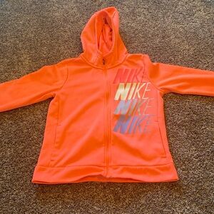 Once used Nike Dri-fit neon jacket